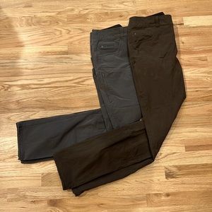 Two Pairs of Men’s Kuhl Resistor Rock Pants - Tapered Fit